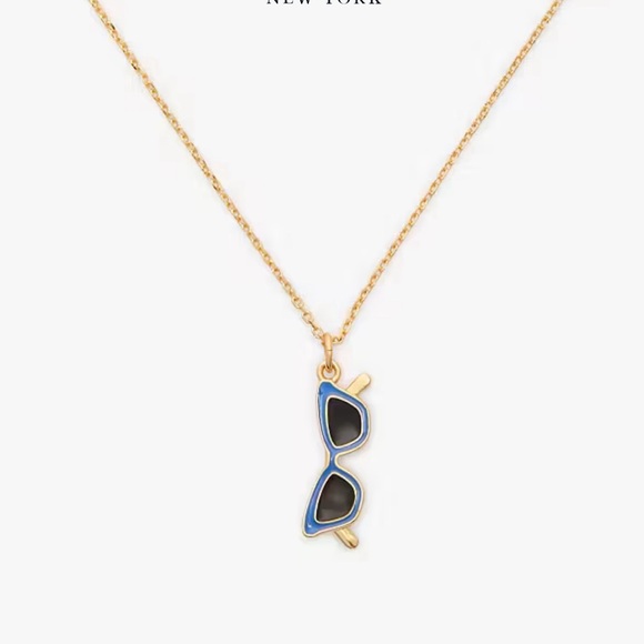 kate spade Jewelry - Kate Spade NWT Sweet Treasures Mini Sunglasses Pendant Necklace with Dustbag